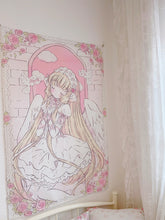 Angel Wings Pink Tapestry
